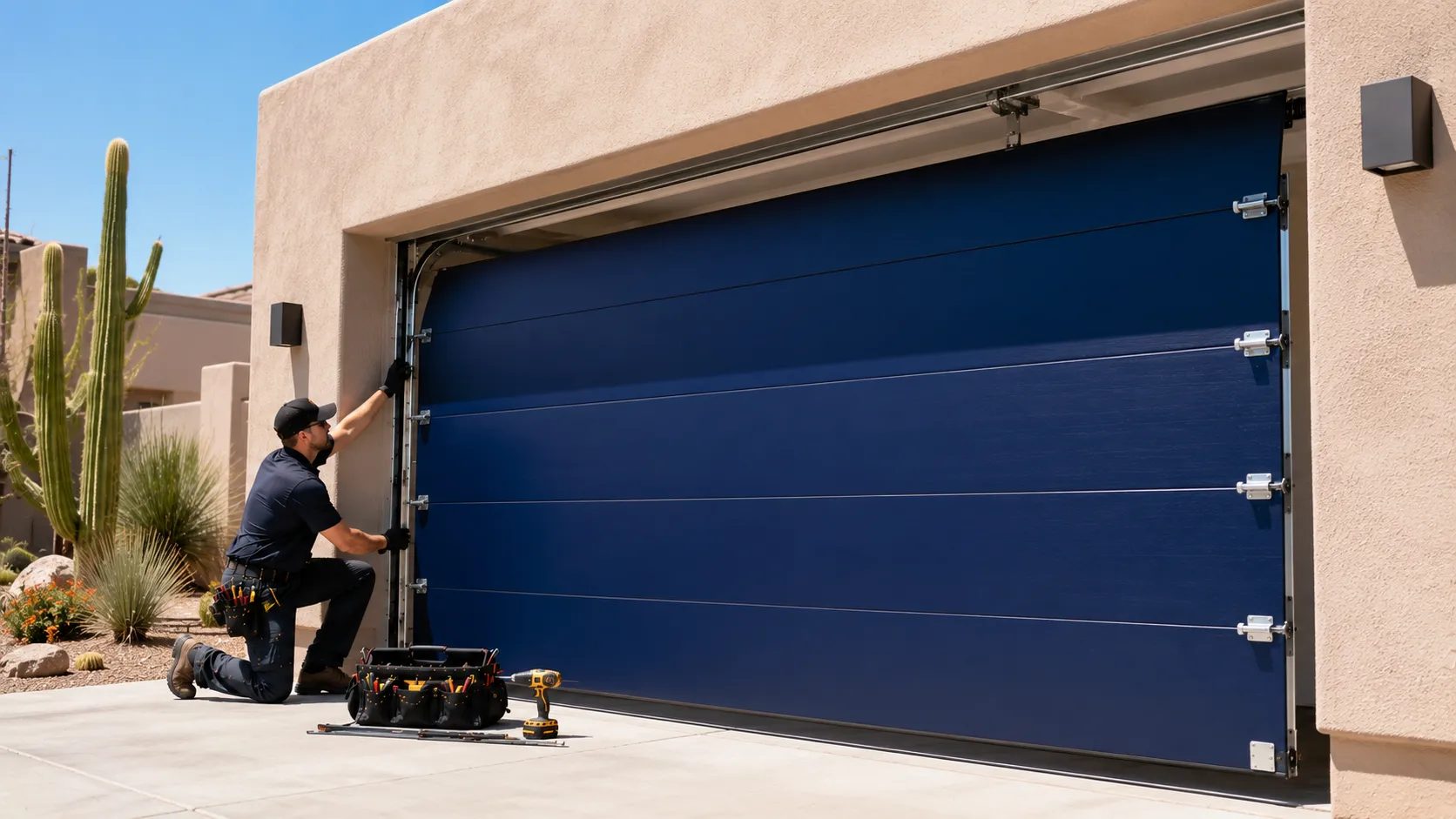 Garage door work built around Clawson's older housing stock